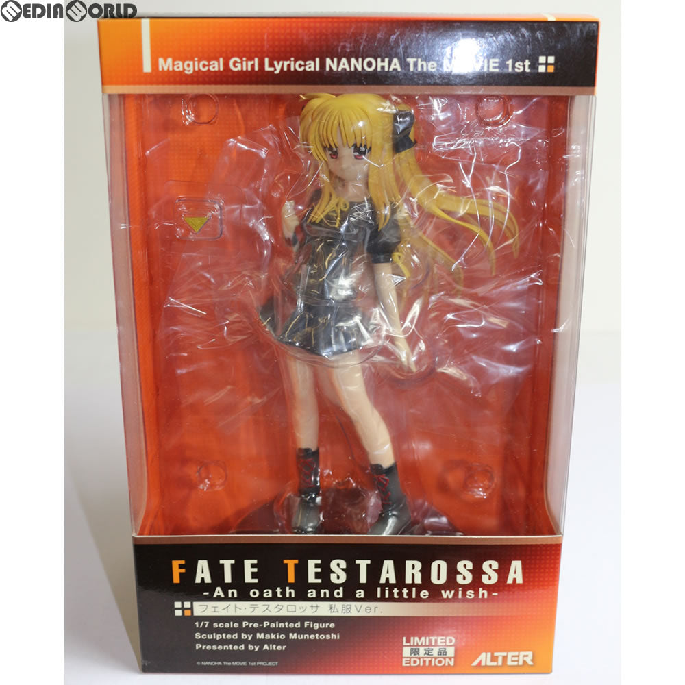 【中古即納】[FIG]フェイト・テスタロッサ 私服Ver. -An oath and a little wish- 魔法少女リリカルなのは The MOVIE 1st 1/7 完成品 フィギュア ワンフェス2011冬&ホビージャパンオンラインショップ限定 ホビージャパン/アルター(20110206)