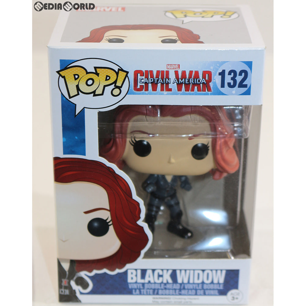 【中古即納】[FIG] POP! 132 ブラック・ウィドウ シビル・ウォー/キャプテン・アメリカ 完成品 フィギュア FUNKO(ファンコ) (20160401)
