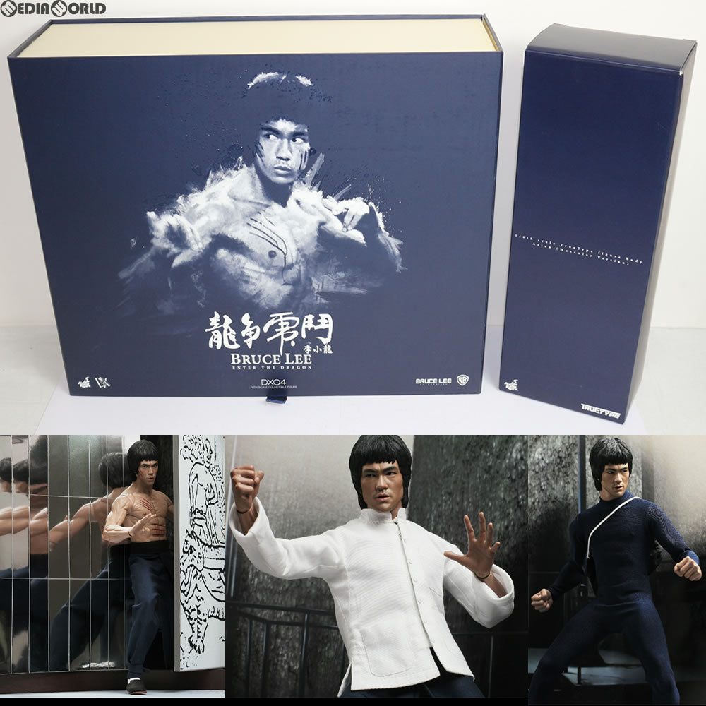 【中古即納】[FIG] ムービー・マスターピース DX ブルース・リー(ボーナスアクセサリー版) 燃えよドラゴン 1/6 完成品 フィギュア(DX #04b) ホットトイズ(20110430)