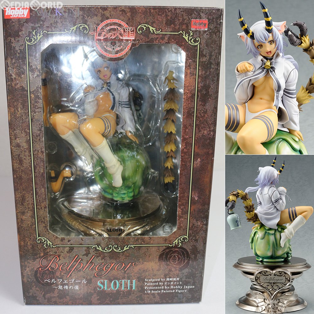 【中古即納】[FIG] 七つの大罪 ベルフェゴール〜怠惰の像 1/8完成品 フィギュア 月刊ホビージャパン誌上通販&ホビージャパンオンラインショップ限定 ホビージャパン/AMAKUNI(20140930)