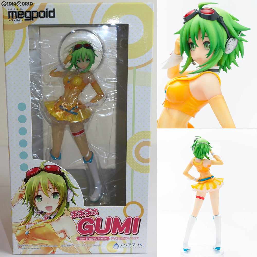 【中古即納】[FIG] ままま式 GUMI from Megpoid Native(グミフロムメグッポイドネイティブ) 1/8 完成品 フィギュア アクアマリン(20130920)