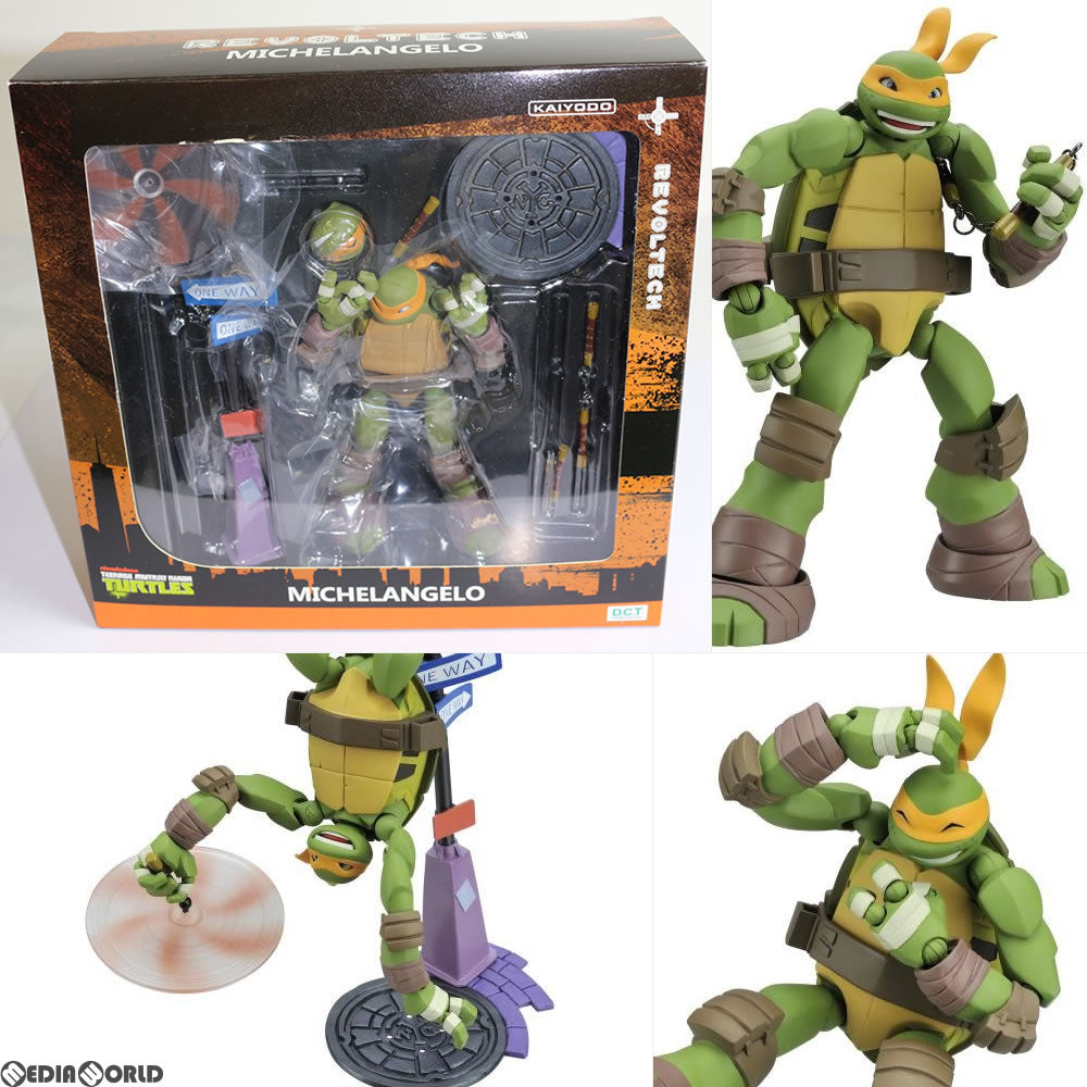 【中古即納】[FIG]リボルテック ミュータントタートルズ ミケランジェロ ティーンエイジ・ミュータント・ニンジャ・タートルズ 完成品 フィギュア 海洋堂(20141005)