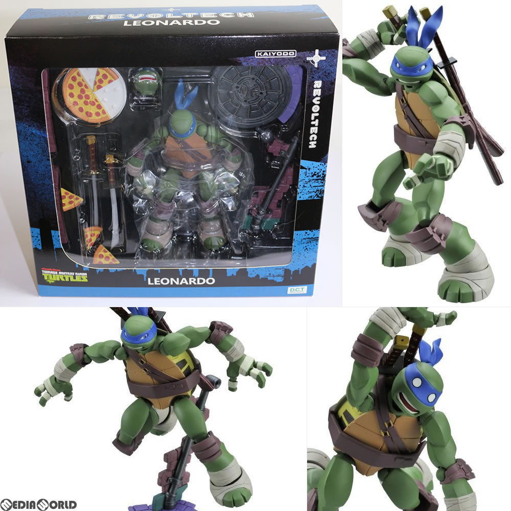 【中古即納】[FIG]リボルテック ミュータントタートルズ レオナルド ティーンエイジ・ミュータント・ニンジャ・タートルズ 完成品 フィギュア 海洋堂(20140925)