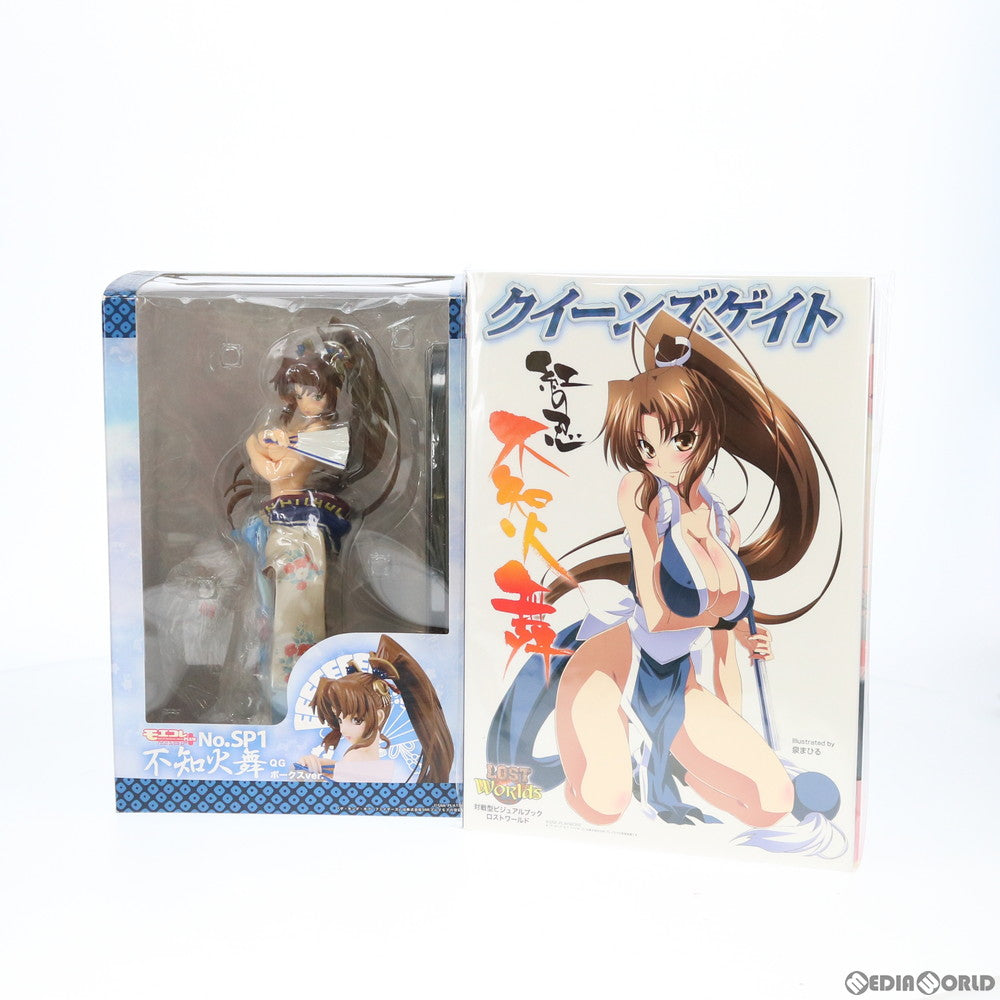 【中古即納】[FIG] モエコレPLUS No.SP1 不知火舞(しらぬいまい) クイーンズゲイト ボークスVer.(青着物) ビジュアルブック付き特別版 1/8 完成品 フィギュア ボークスショップ&ホビー天国ウェブ限定 ボークス(20090530)