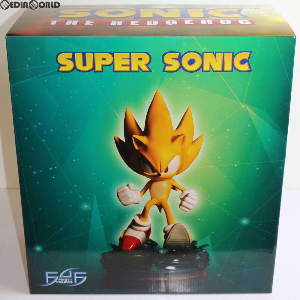 【中古即納】[FIG] ソニック・ザ・ヘッジホッグ/ モダン スーパー・ソニック スタチュー フィギュア ファースト4フィギュア(20160511)