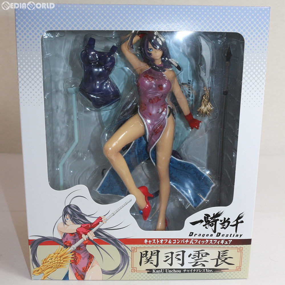 【中古即納】[FIG] TFC 関羽雲長(かんううんちょう) チャイナドレスVer. 一騎当千 Dragon Destiny(ドラゴンディスティニー) 1/7 完成品 フィギュア タキ・コーポレーション(20080330)