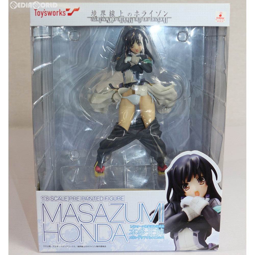 【中古即納】[FIG] 本多・正純(ほんだまさずみ) ズボンずり下げられ副会長 境界線上のホライゾン 1/8 完成品 フィギュア キャラアニ/トイズワークス(20130627)