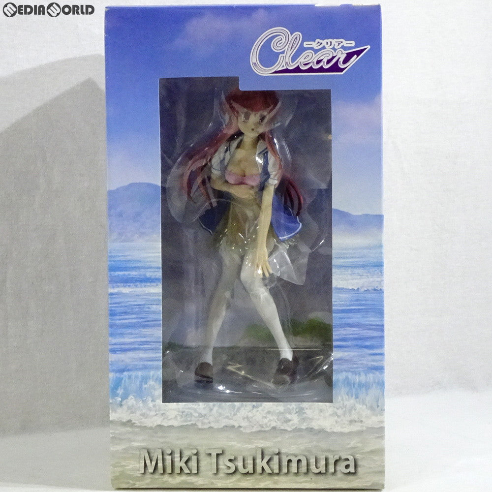【中古即納】[未開封][FIG]マイルストン流通限定 月村美姫(つきむらみき) 白ニーソver. Clear-クリア- 完成品 フィギュア ファーストクラス(20081225)