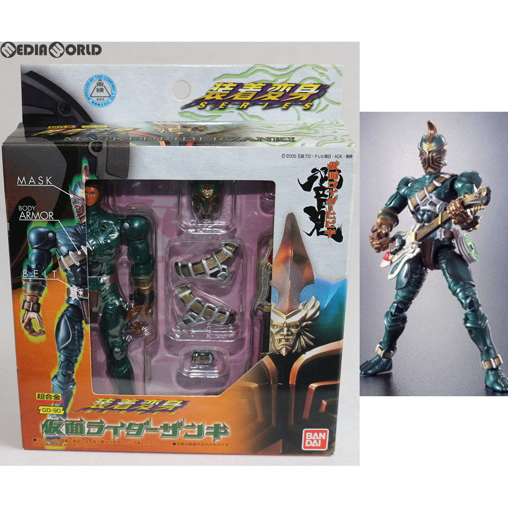 【中古即納】[TOY] 超合金 GD-90 装着変身 仮面ライダーザンキ 仮面ライダーヒビキ 完成トイ バンダイ(20050930)