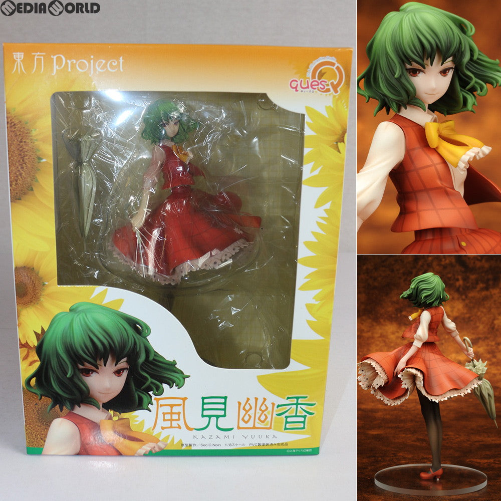 【中古即納】[FIG] 四季のフラワーマスター 風見幽香(かざみゆうか) 東方Project 1/8 完成品 フィギュア キューズQ(20130531)