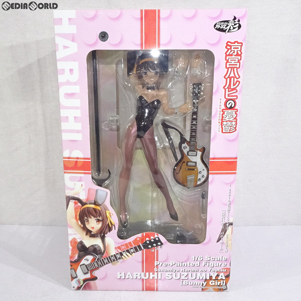 【中古即納】[FIG] 涼宮ハルヒ(すずみやはるひ) バニーガール ブラックver. 涼宮ハルヒの憂鬱 1/6 完成品 フィギュア アトリエ彩(20061228)