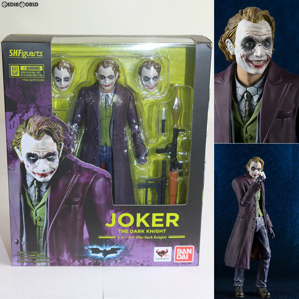 【中古即納】[FIG] S.H.Figuarts(フィギュアーツ) ジョーカー(The Dark Knight) ダークナイト 完成品 フィギュア バンダイ(20170930)