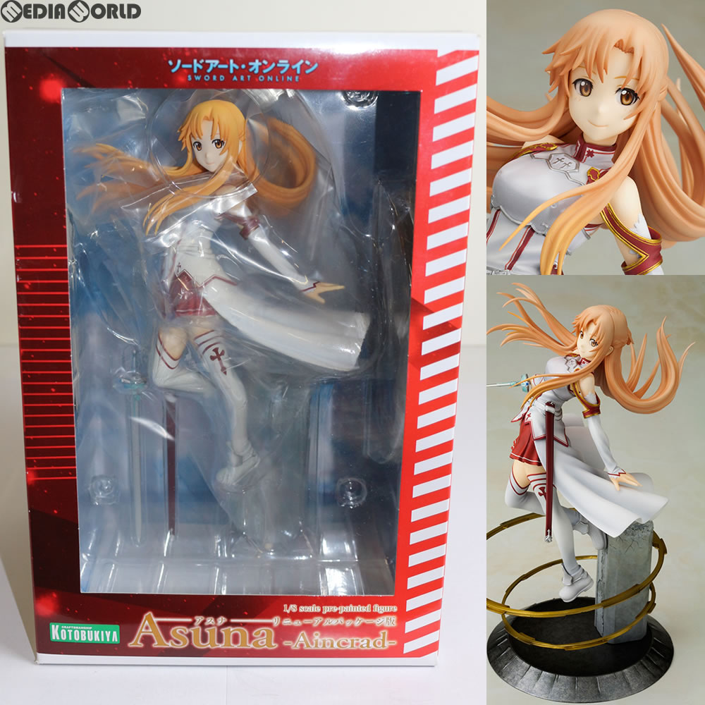 【中古即納】[FIG]アスナ -Aincrad- リニューアルパッケージ版 ソードアート・オンライン 1/8 完成品 フィギュア(PP738) コトブキヤ(20170929)