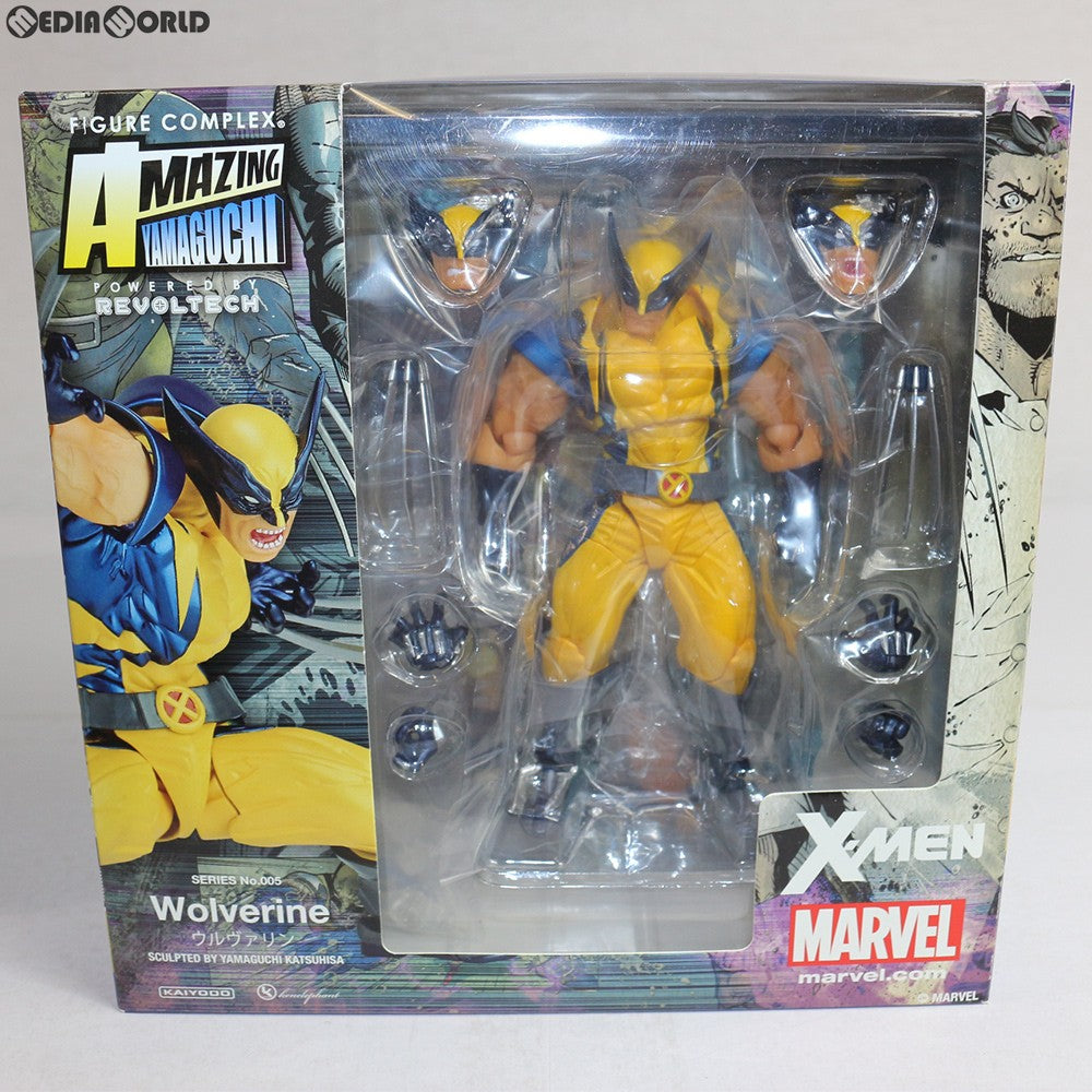 【中古即納】[FIG]フィギュアコンプレックス アメイジングヤマグチ No.005 WOLVERINE(ウルヴァリン) X-Men(エックスメン) 完成品 可動フィギュア 海洋堂(20170923)