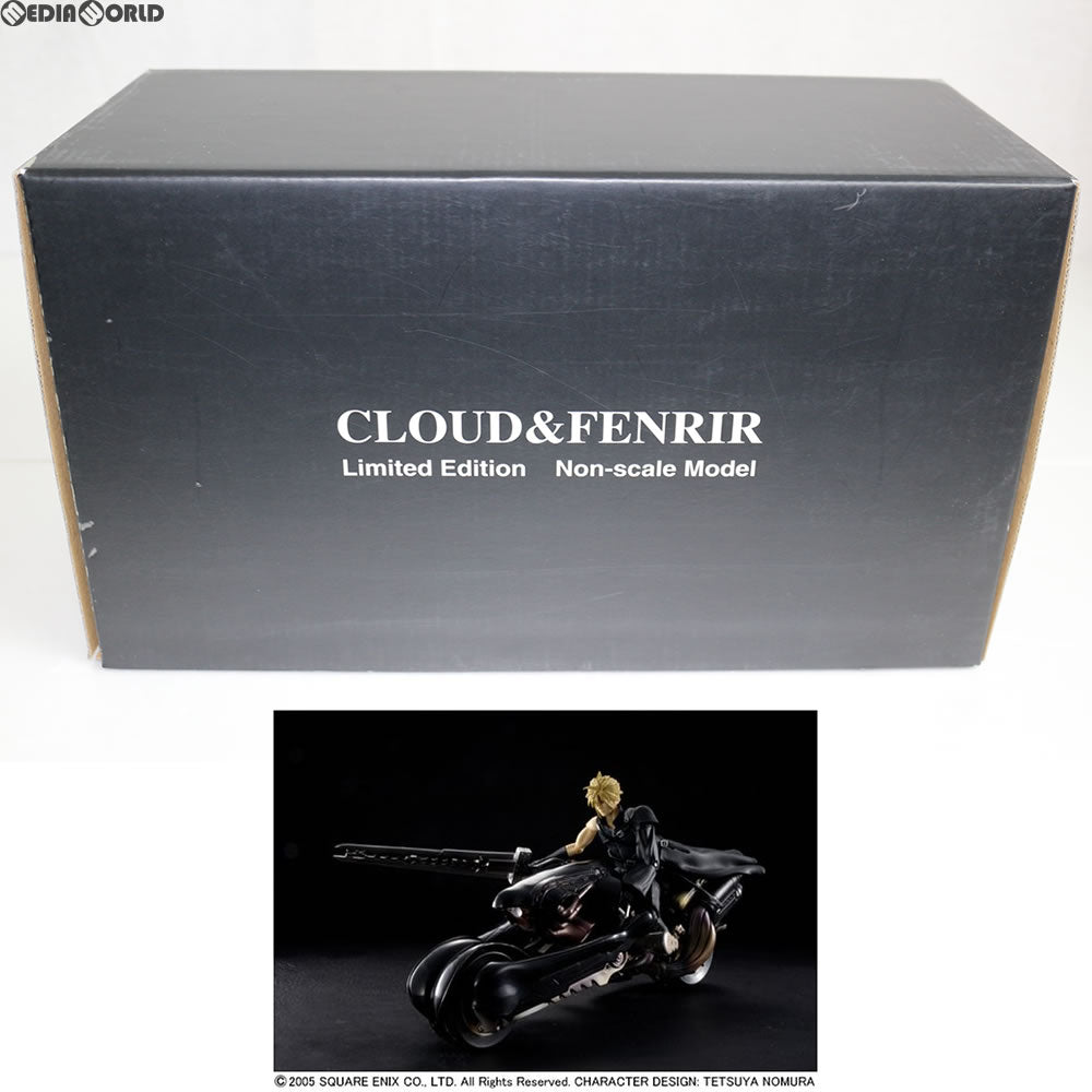 【中古即納】[FIG] クラウド&フェンリル 完成品 フィギュア DVD ファイナルファンタジーVII アドベントチルドレン ADVENT PIECES：LIMITED 同梱物 スクウェア・エニックス(20050914)