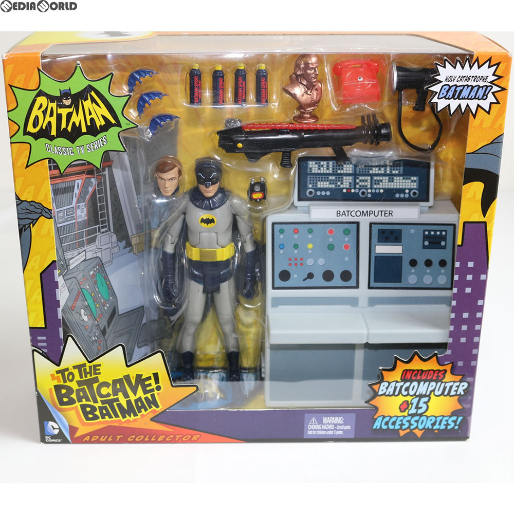 【中古即納】[FIG] バットマン 1966 TVシリーズ 限定コレクターズセット バットマンwithバットケイブ 6インチフィギュア(CKK30) マテル(20150831)