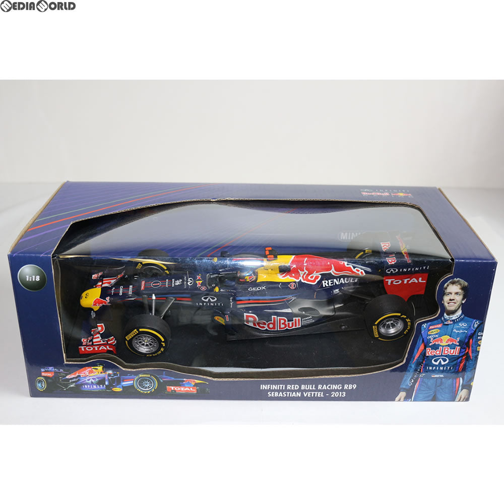 【中古即納】[FIG] Infiniti Red Bull Racing(インフィニティレッドブルレーシング) ルノー RB9 S.ベッテル 2013 1/18 ミニカー(110130001) MINICHAMPS(ミニチャンプス) (20140131)