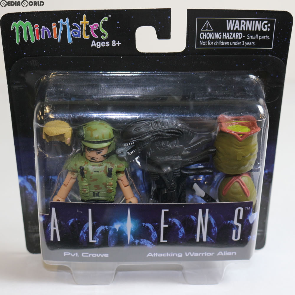 【中古即納】[FIG] ミニメイツ/ エイリアン2 2PK シリーズ2 ティム・クロウ&エイリアン・ウォーリアー アタッキング版 フィギュア アートアサイラム(20160131)