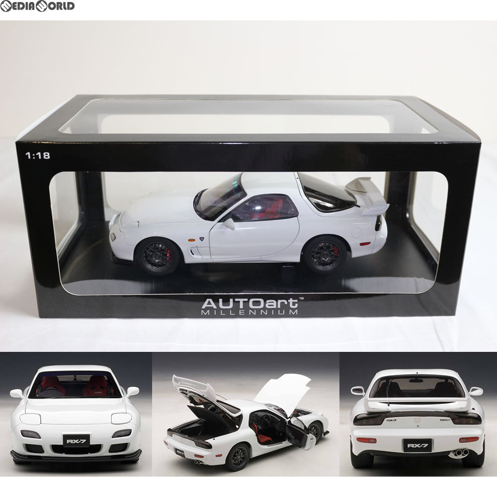 【中古即納】[FIG] マツダ RX-7 (FD) スピリットR タイプA(ホワイト) 1/18完成品 ミニカー(75989) AUTOart(オートアート) (20140524)