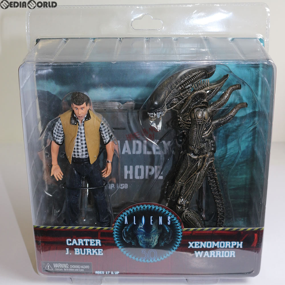 【中古即納】[FIG] エイリアン/ 7インチ アクションフィギュア シリーズ ハドリーズ・ホープ カーター・バーク&コンセプト・ウォーリアー セット ネカ(20171101)