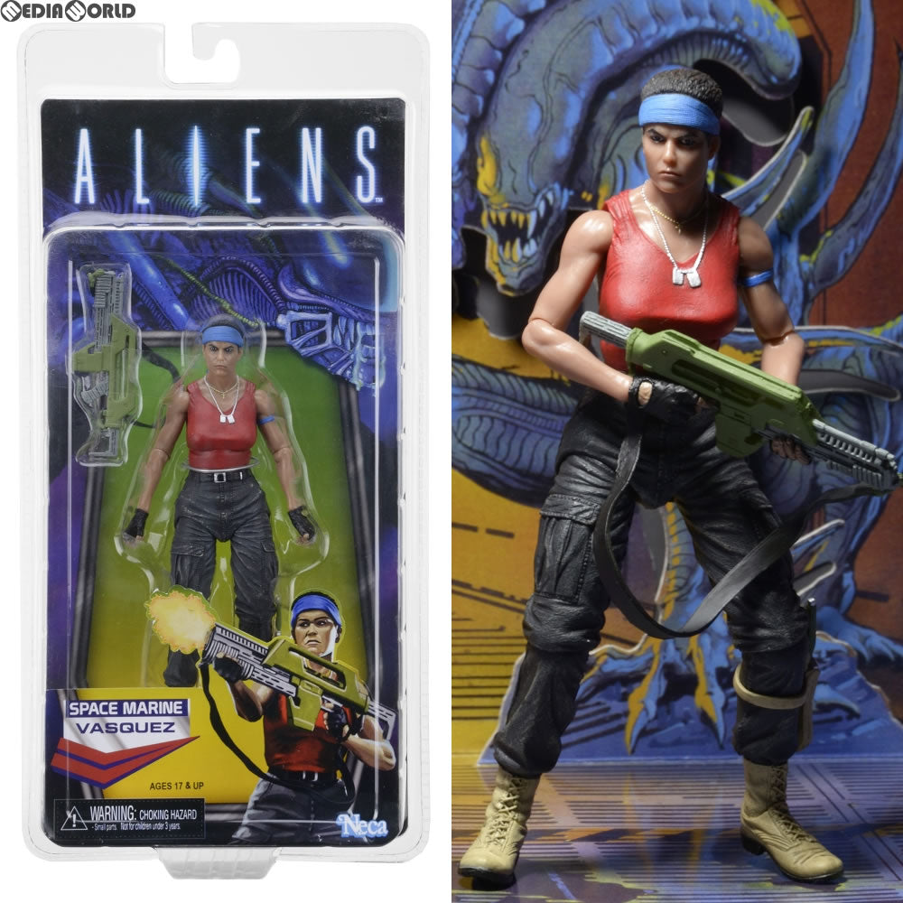 【中古即納】[FIG] NECA エイリアンクラブ限定 エイリアン/ 7インチ アクションフィギュア シリーズ ケナー トリビュート 2017 エイリアンデー 限定 ジェニット・バスケス ネカ(20170531)