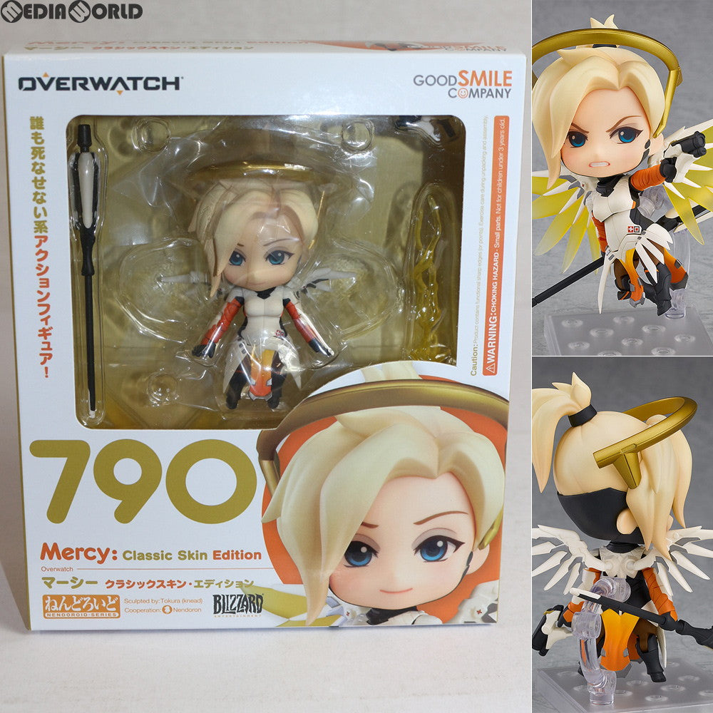 【中古即納】[FIG]ねんどろいど 790 マーシー クラシックスキン・エディション オーバーウォッチ(Overwatch) 完成品 可動フィギュア グッドスマイルカンパニー(20180131)