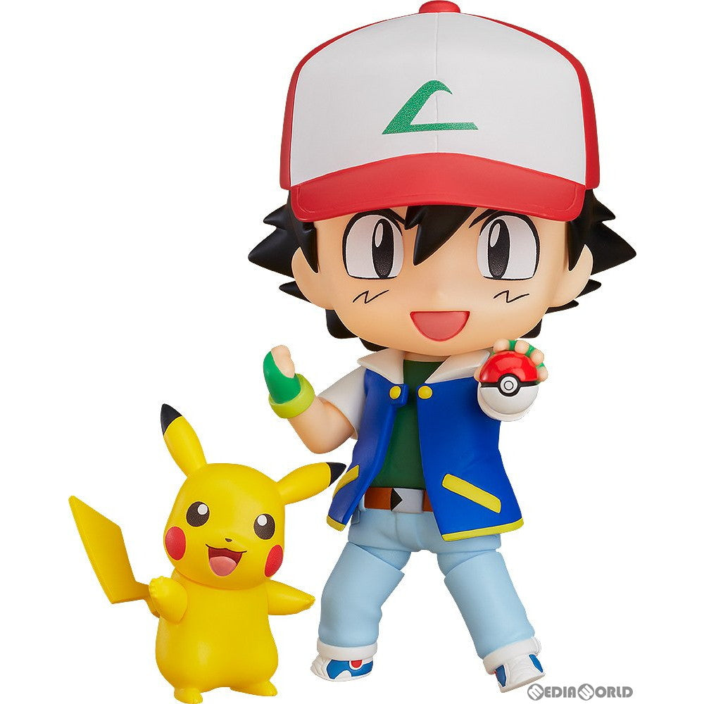 【中古即納】[FIG]ねんどろいど 800 サトシ&ピカチュウ ポケットモンスター 完成品 可動フィギュア グッドスマイルカンパニー(20171223)