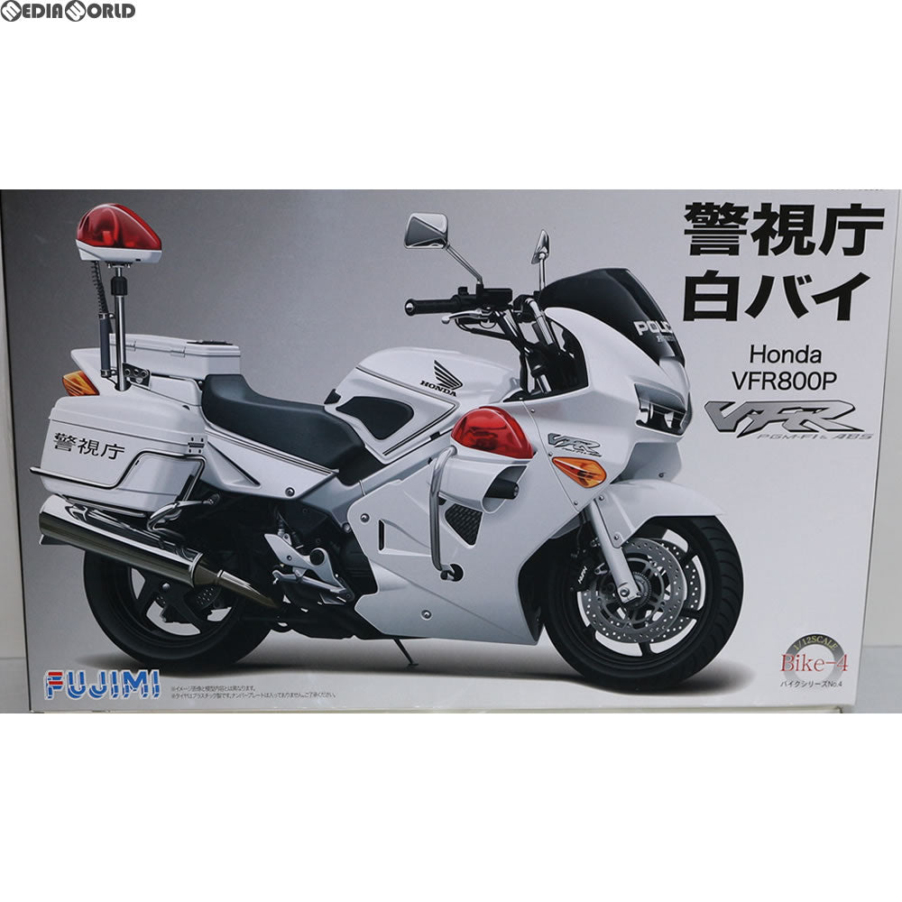 【中古即納】[PTM] BIKE-4 1/12 Honda VFE800P 警視庁 白バイ仕様 プラモデル フジミ(20110618)
