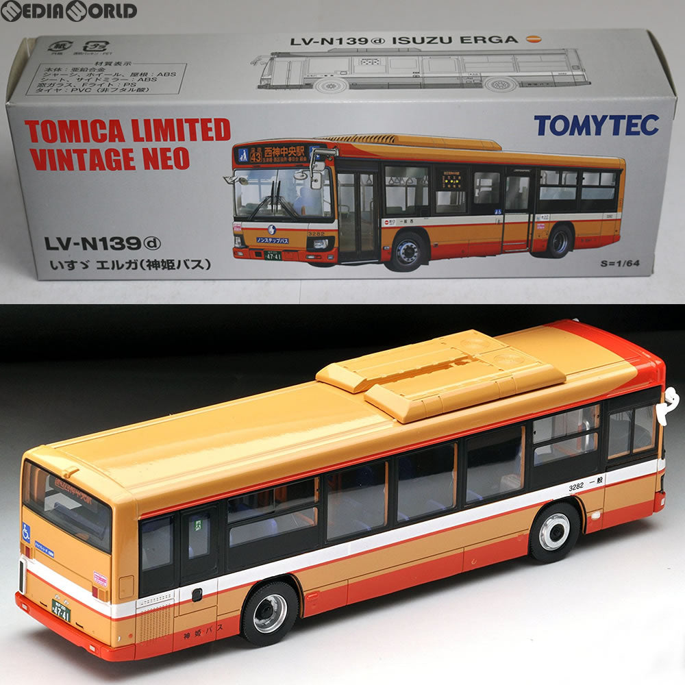 【中古即納】[FIG] トミカリミテッドヴィンテージNEO LV-N139d いすゞエルガ 神姫バス 1/64 完成品 ミニカー トミーテック(20171111)