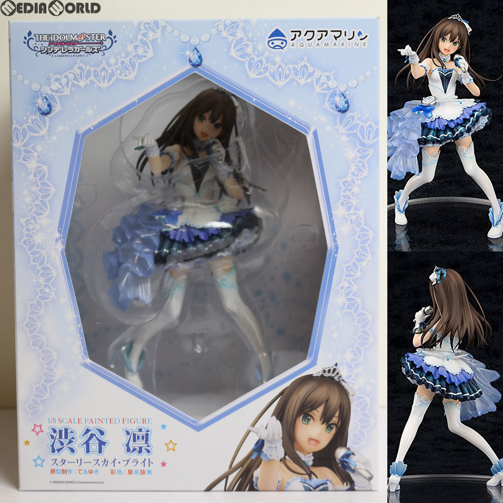 【中古即納】[FIG] 渋谷凛(しぶやりん) スターリースカイ・ブライト アイドルマスター シンデレラガールズ 1/8 完成品 フィギュア アクアマリン(20171118)