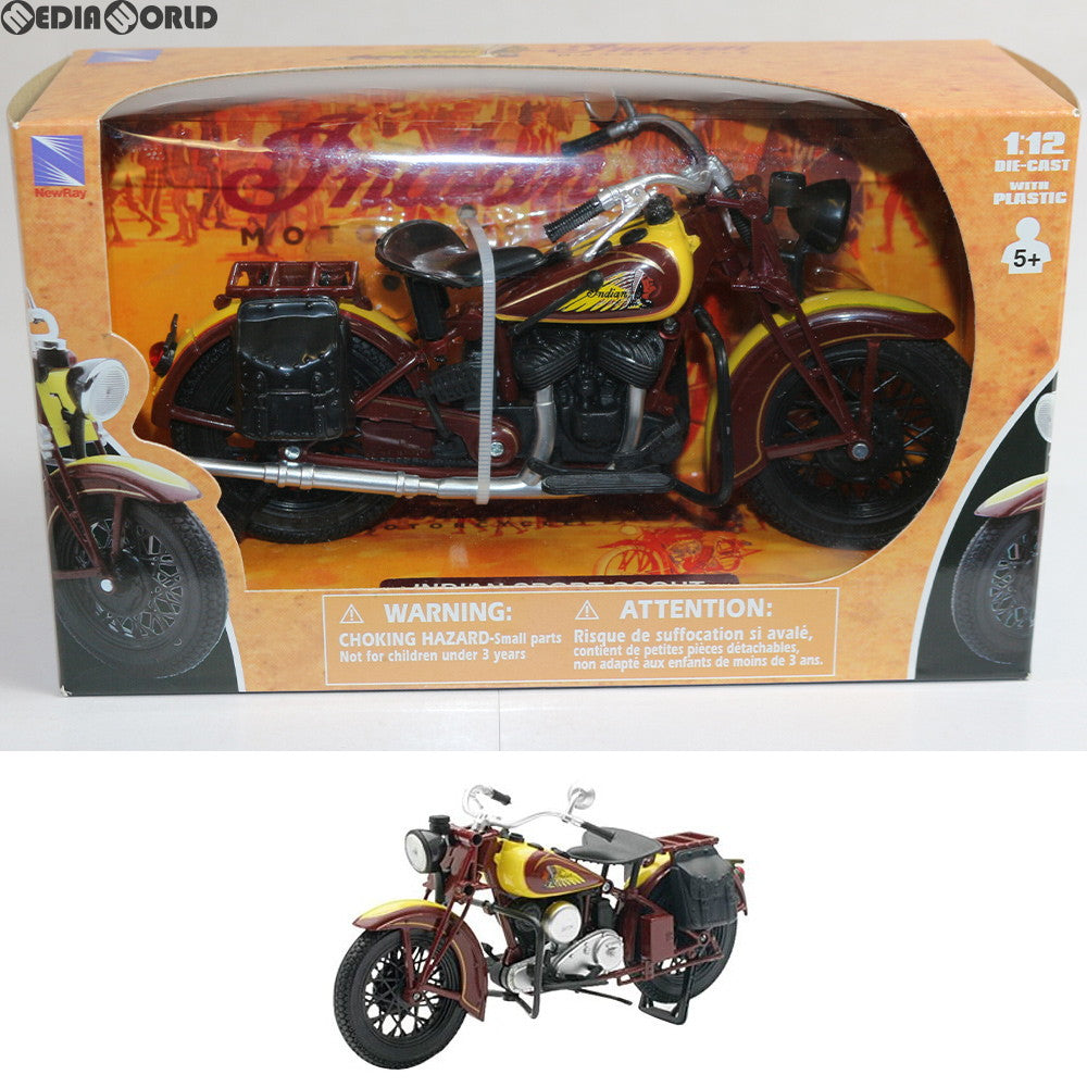 【中古即納】[FIG] 1/12 完成品バイク 1934 INDIAN(インディアン) スポーツスカウト ミニカー スカイネット(20171129)