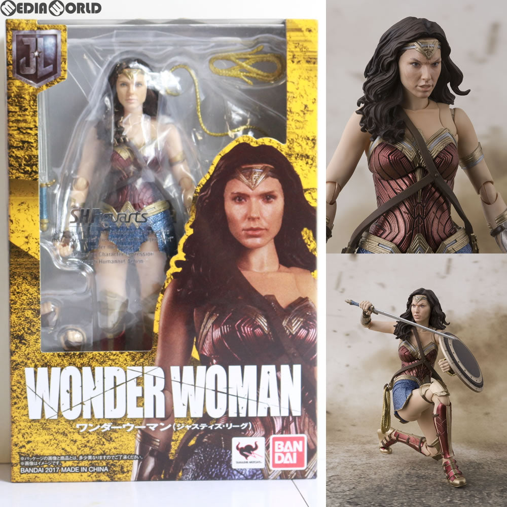 【中古即納】[FIG] S.H.Figuarts(フィギュアーツ) ワンダーウーマン(JUSTICE LEAGUE) ジャスティス・リーグ 完成品 フィギュア バンダイ(20171229)