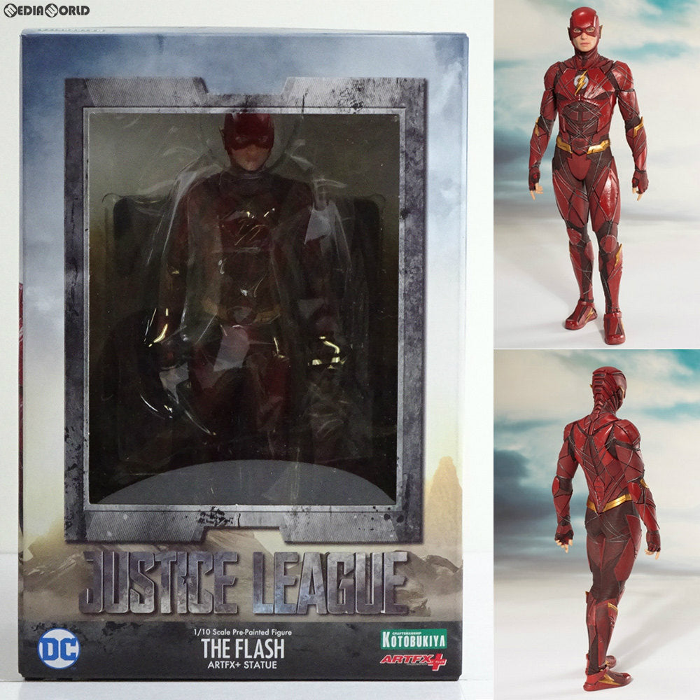 【中古即納】[FIG]ARTFX+ フラッシュ JUSTICE LEAGUE(ジャスティス・リーグ) 1/10 完成品 フィギュア(SV213) コトブキヤ(20171201)