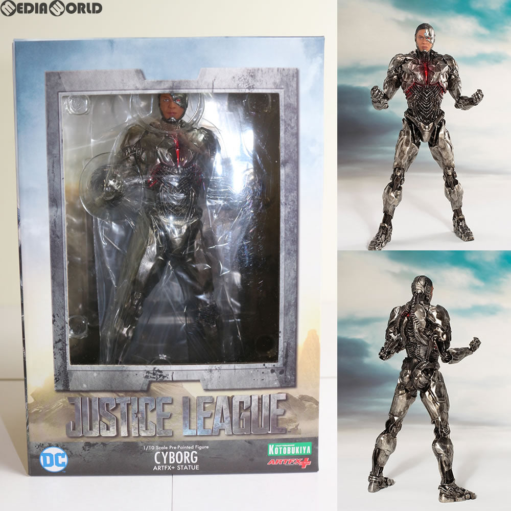 【中古即納】[FIG]ARTFX+ サイボーグ JUSTICE LEAGUE(ジャスティス・リーグ) 1/10 完成品 フィギュア(SV214) コトブキヤ(20171201)