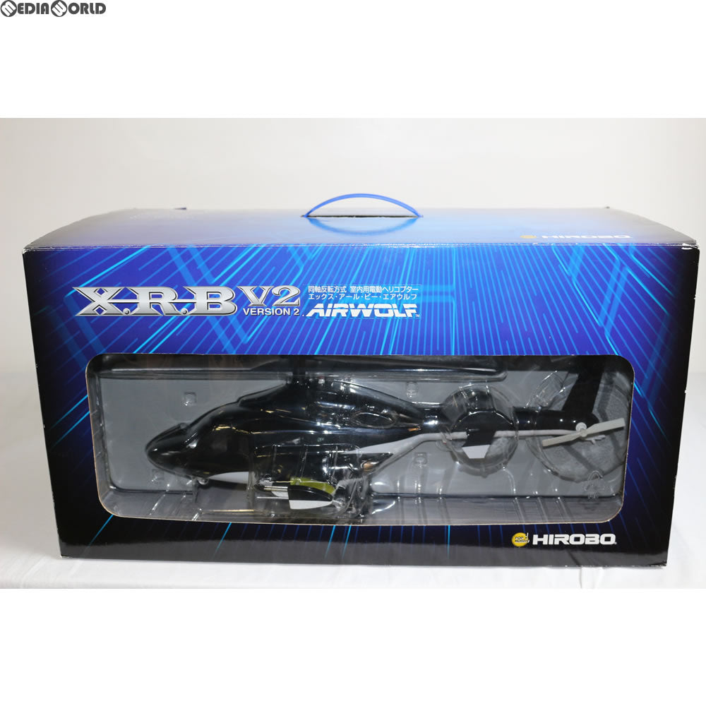 【中古即納】[TOY] 同軸反転方式 室内用電動ヘリコプター X.R.B-V2 エアウルフ 有線タイプ ラジコンヘリ(0301-916) ヒロボー(20051025)