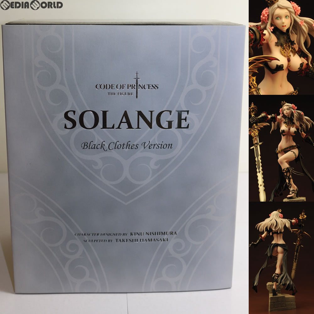 【中古即納】[FIG] コード・オブ・プリンセス/ザ・フィギュア 姫君戦士ソランジュ 黒衣ver. 1/7 完成品 フィギュア empty(エンプティ) (20120831)