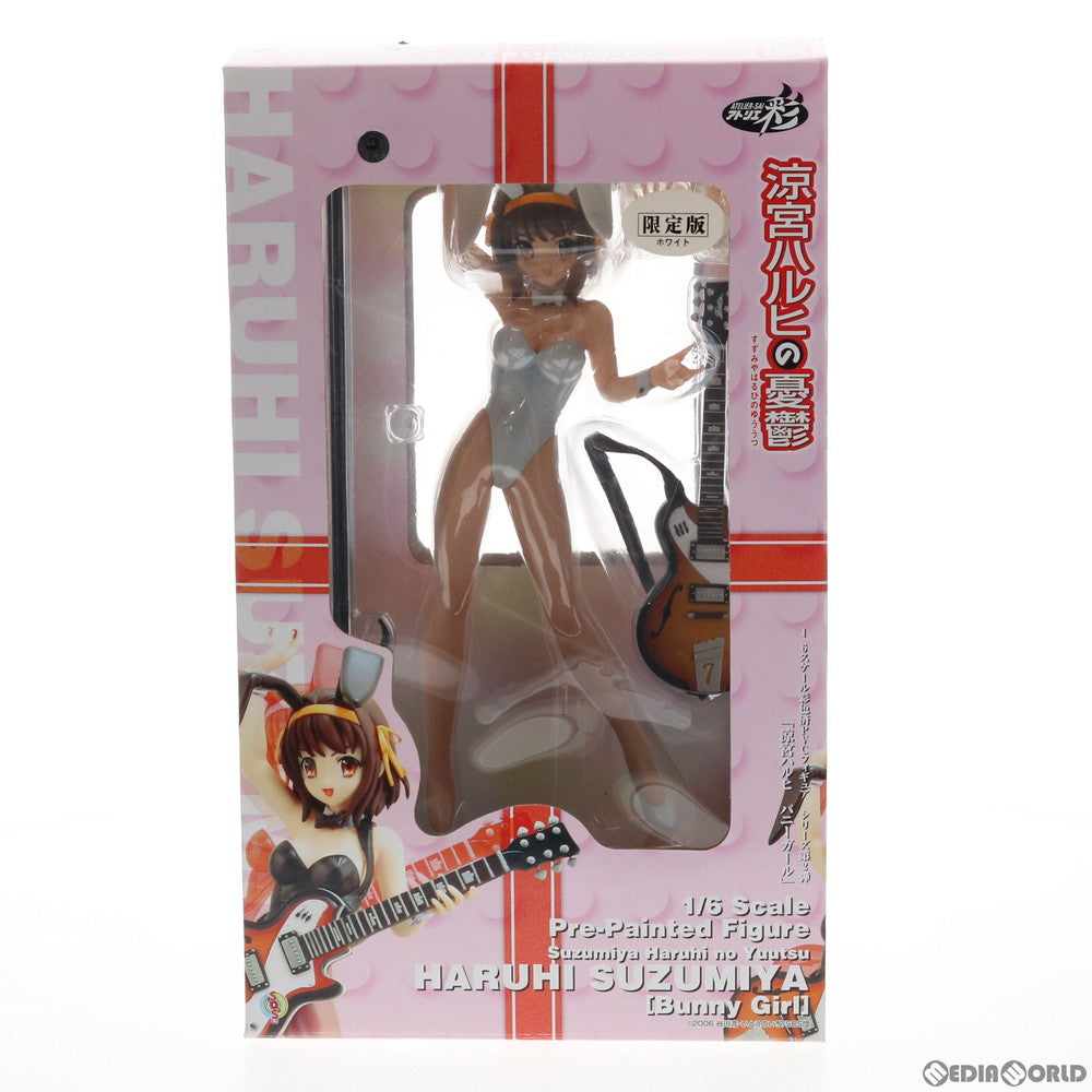 【中古即納】[FIG] 涼宮ハルヒ(すずみやはるひ) バニーガール 限定版ホワイトver. 涼宮ハルヒの憂鬱 1/6 完成品 フィギュア アトリエ彩(20061231)