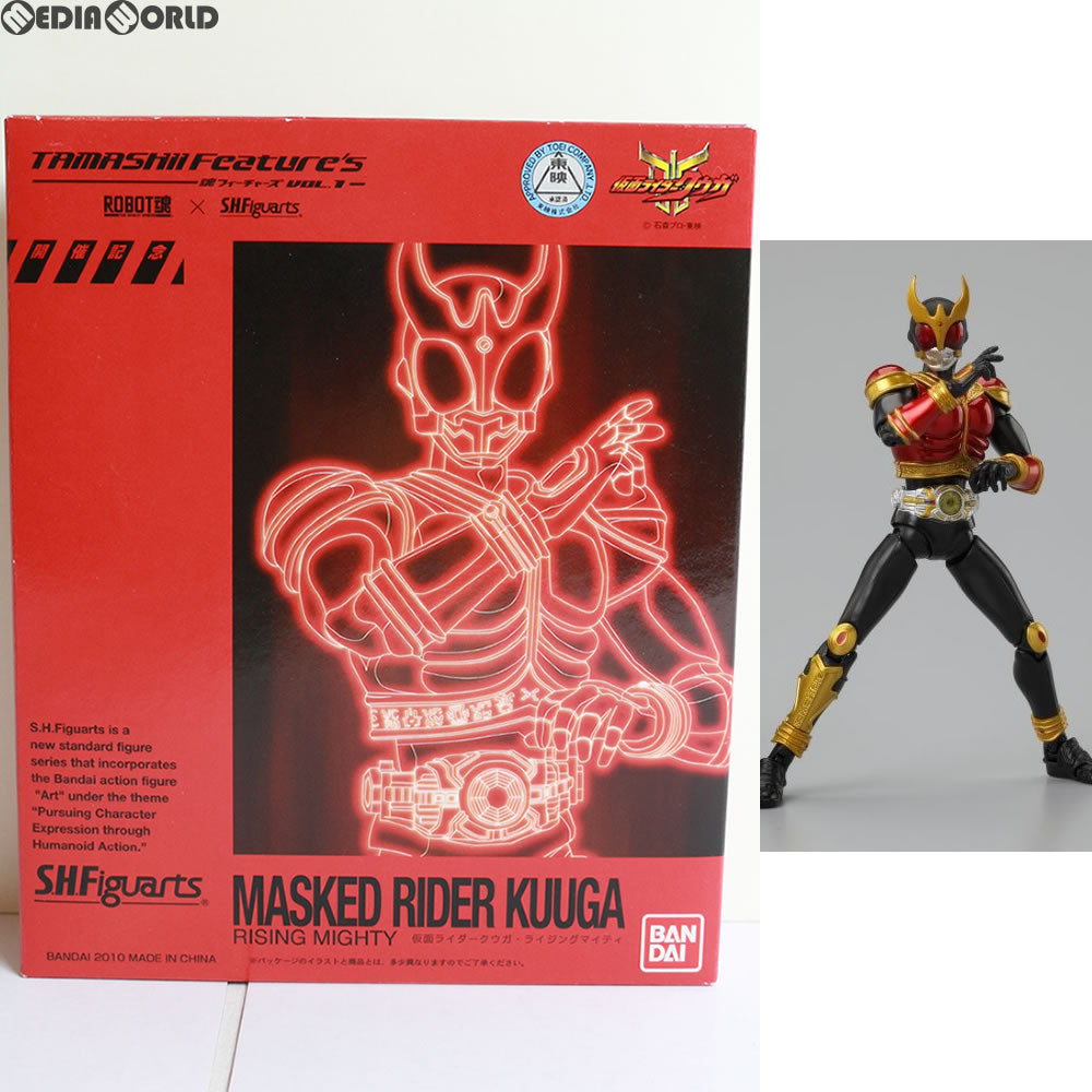 【中古即納】[FIG] S.H.Figuarts(フィギュアーツ) 仮面ライダークウガ ライジングマイティ 完成品 可動フィギュア 魂フィーチャーズVOL.1&魂ウェブ商店限定 バンダイ(20100206)