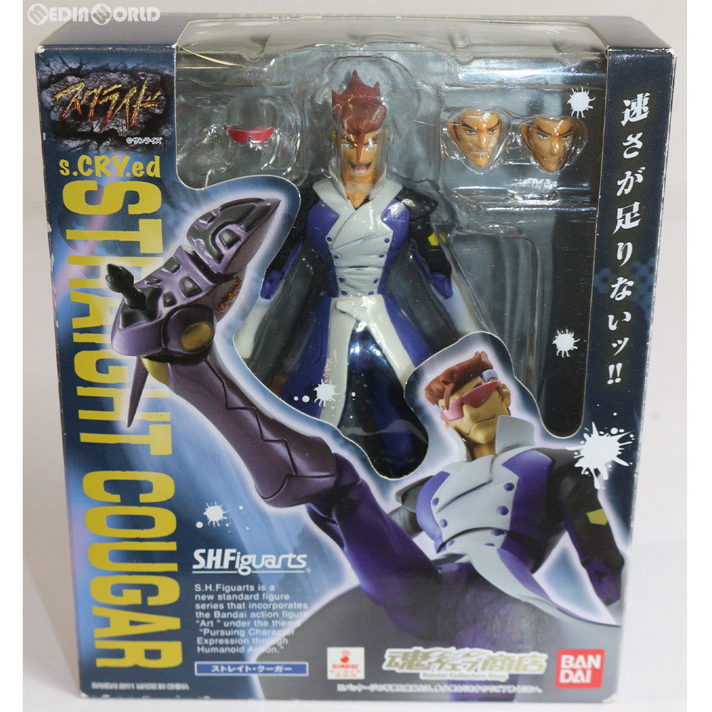 【中古即納】[FIG] 魂ウェブ商店限定 S.H.Figuarts(フィギュアーツ) ストレイト・クーガー スクライド 完成品 可動フィギュア バンダイ(20110629)