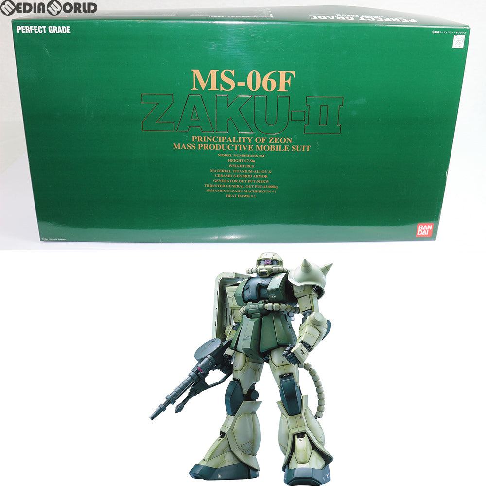【中古即納】[PTM] PG 1/60 MS-06F 量産型ザクII 機動戦士ガンダム プラモデル(0072361) バンダイ(19990331)