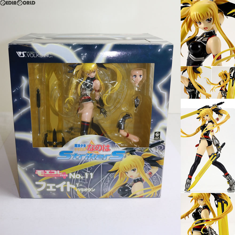 【中古即納】[FIG] モエコレPLUS No.11フェイト・T・ハラオウン バリアジャケット 真・ソニックフォーム 魔法少女リリカルなのはStrikerS 1/7 ボークスショップ限定 ボークス(20090831)