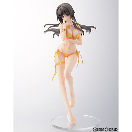 【中古即納】[FIG] 篁唯依(たかむらゆい) 恥じらいの浜辺 マブラヴ オルタネイティヴ トータル・イクリプス 1/7 フィギュア ホビージャパン誌上通販&オンラインショップ限定 ホビージャパン(20130731)