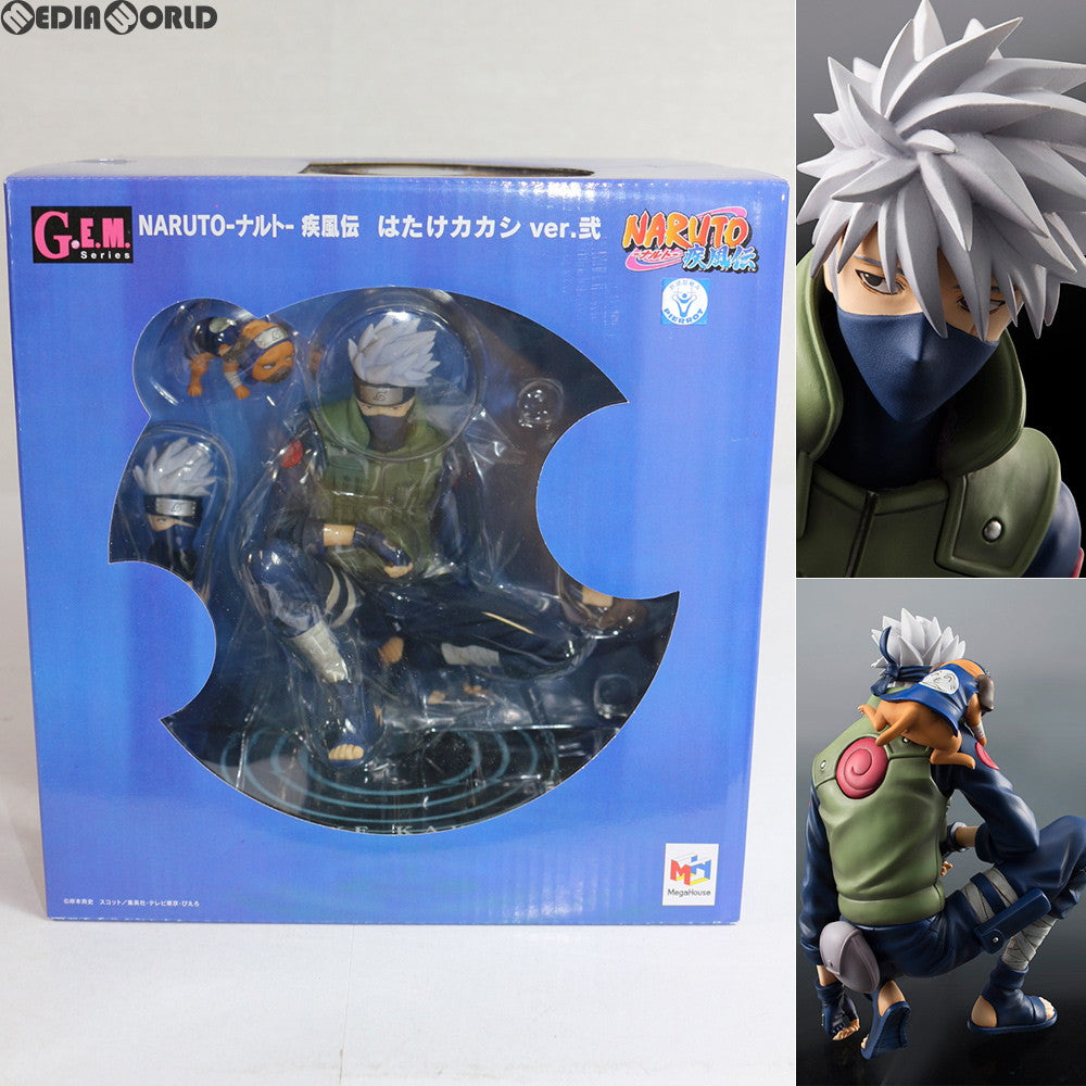 【中古即納】[FIG] G.E.M.シリーズ はたけカカシ ver.弐 NARUTO-ナルト- 疾風伝 完成品 フィギュア メガハウス(20130929)