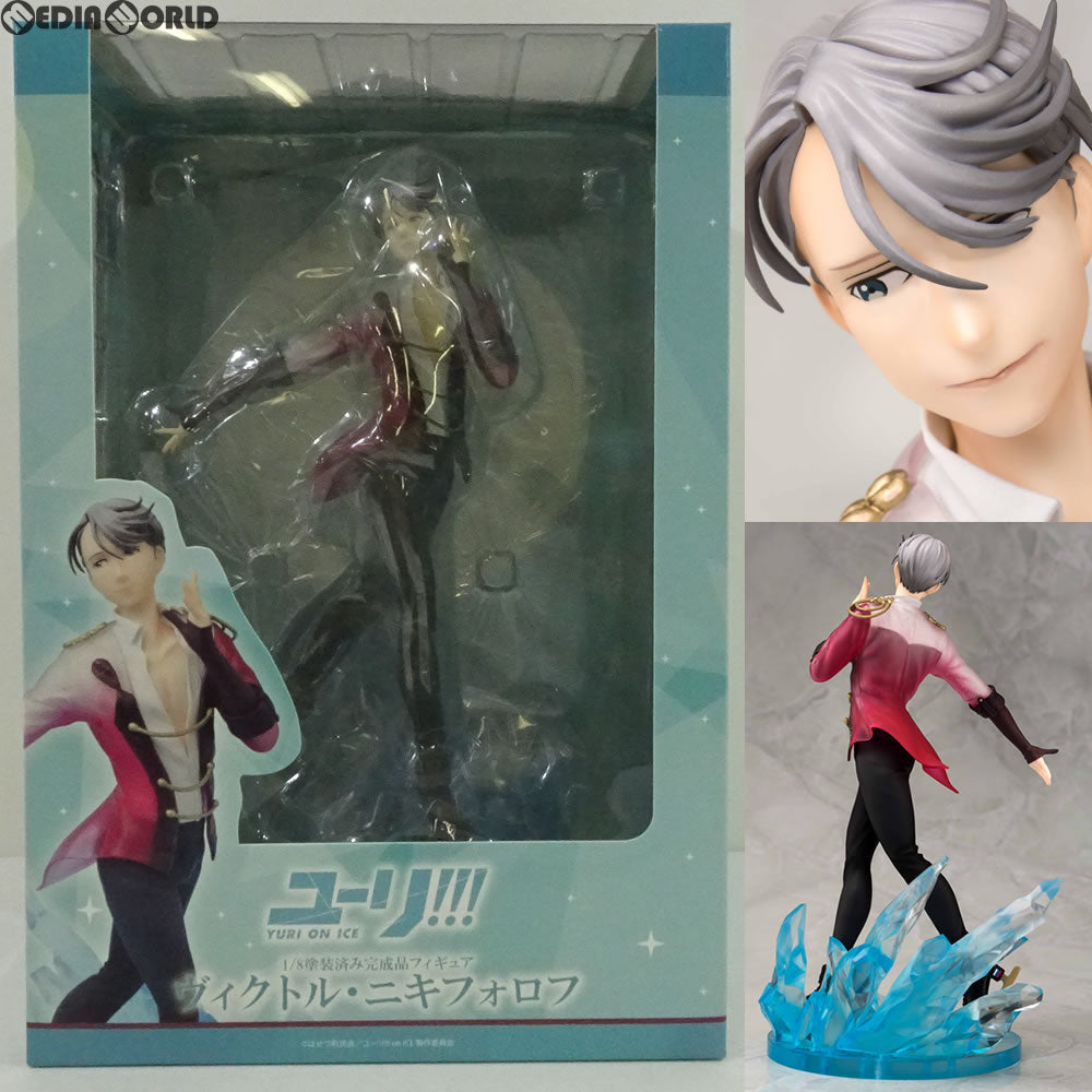 【中古即納】[FIG] ヴィクトル・ニキフォロフ ユーリ!!! on ICE 1/8 完成品 フィギュア キャラアニ(トイズワークス) (20180324)