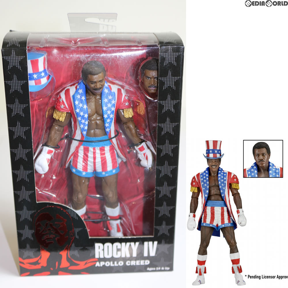 【中古即納】[FIG] ロッキー/ 40th アニバーサリー 7インチ アクションフィギュア シリーズ2 ロッキー4 炎の友情 アポロ・クリード ネカ(20170520)
