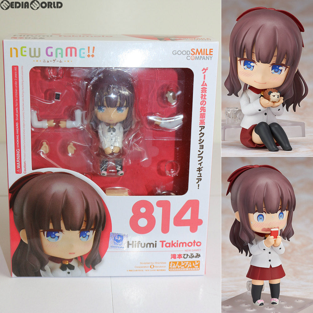 【中古即納】[FIG]ねんどろいど 814 滝本ひふみ(たきもとひふみ) NEW GAME!!(ニューゲーム!!) 完成品 可動フィギュア グッドスマイルカンパニー(20180408)