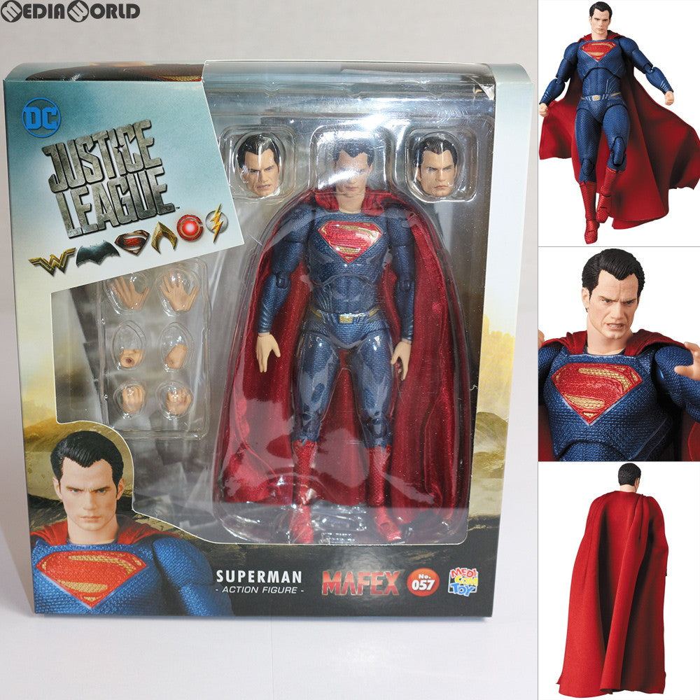 【中古即納】[FIG] マフェックス No.57 MAFEX SUPERMAN(スーパーマン) JUSTICE LEAGUE(ジャスティス・リーグ) 完成品 フィギュア メディコム・トイ(20180321)