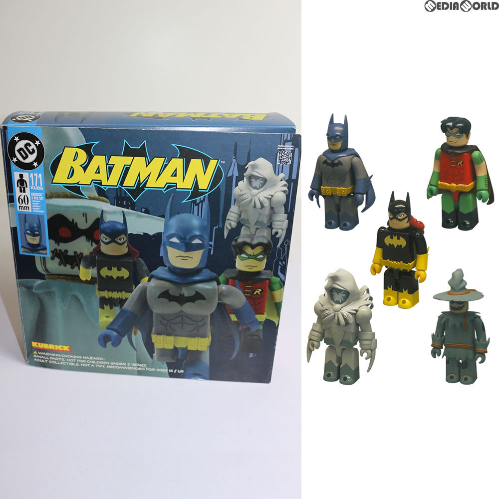 【中古即納】[FIG] ハピネット流通限定 キューブリックSpecial No.171 BATMAN 5PC PACK(バットマン5体セット) 完成品 フィギュア メディコム・トイ(20050131)