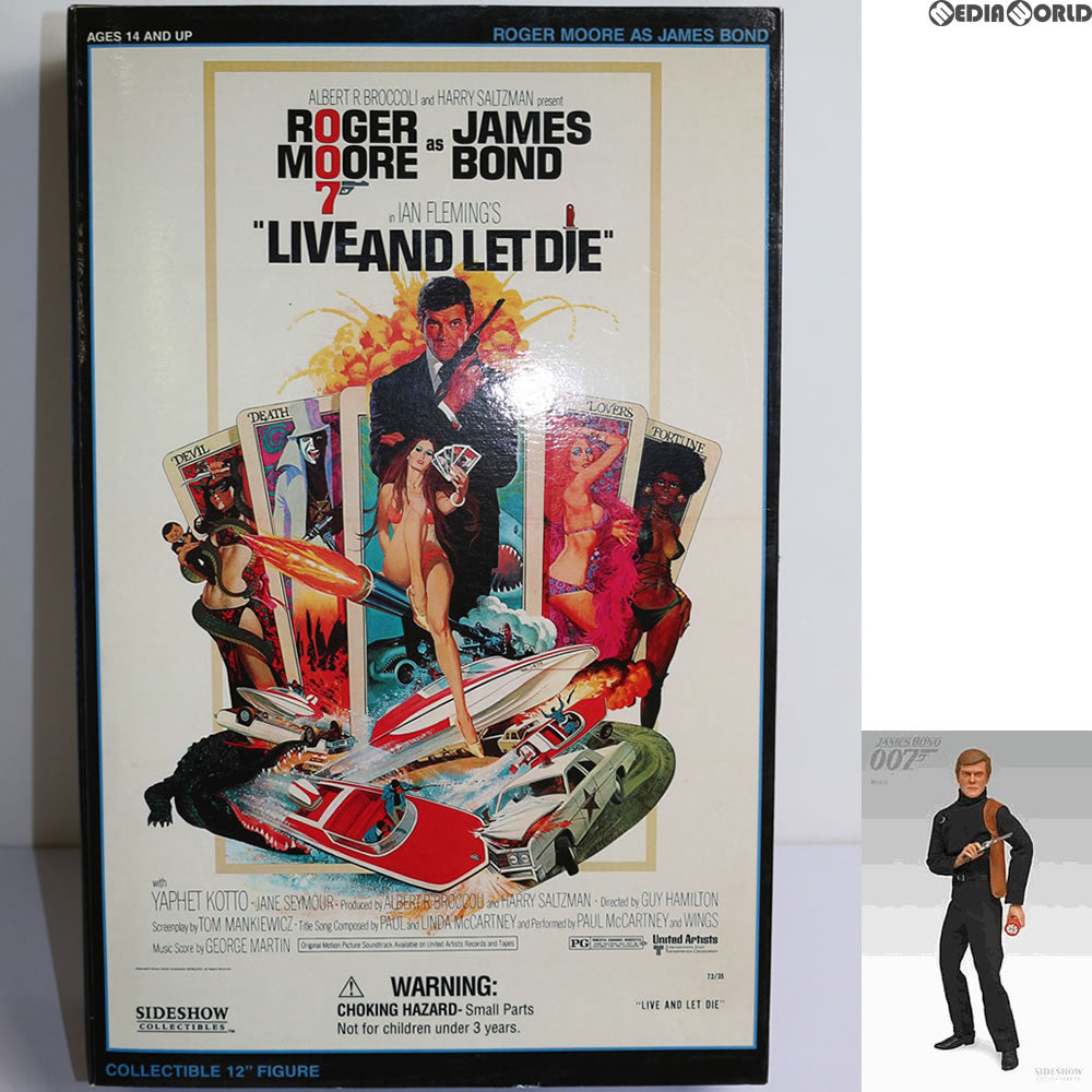 【中古即納】[FIG] ジェームズ・ボンド (ロジャー・ムーア) 007 死ぬのは奴らだ(Live And Let Die) 12インチフィギュア サイドショウ(20160930)