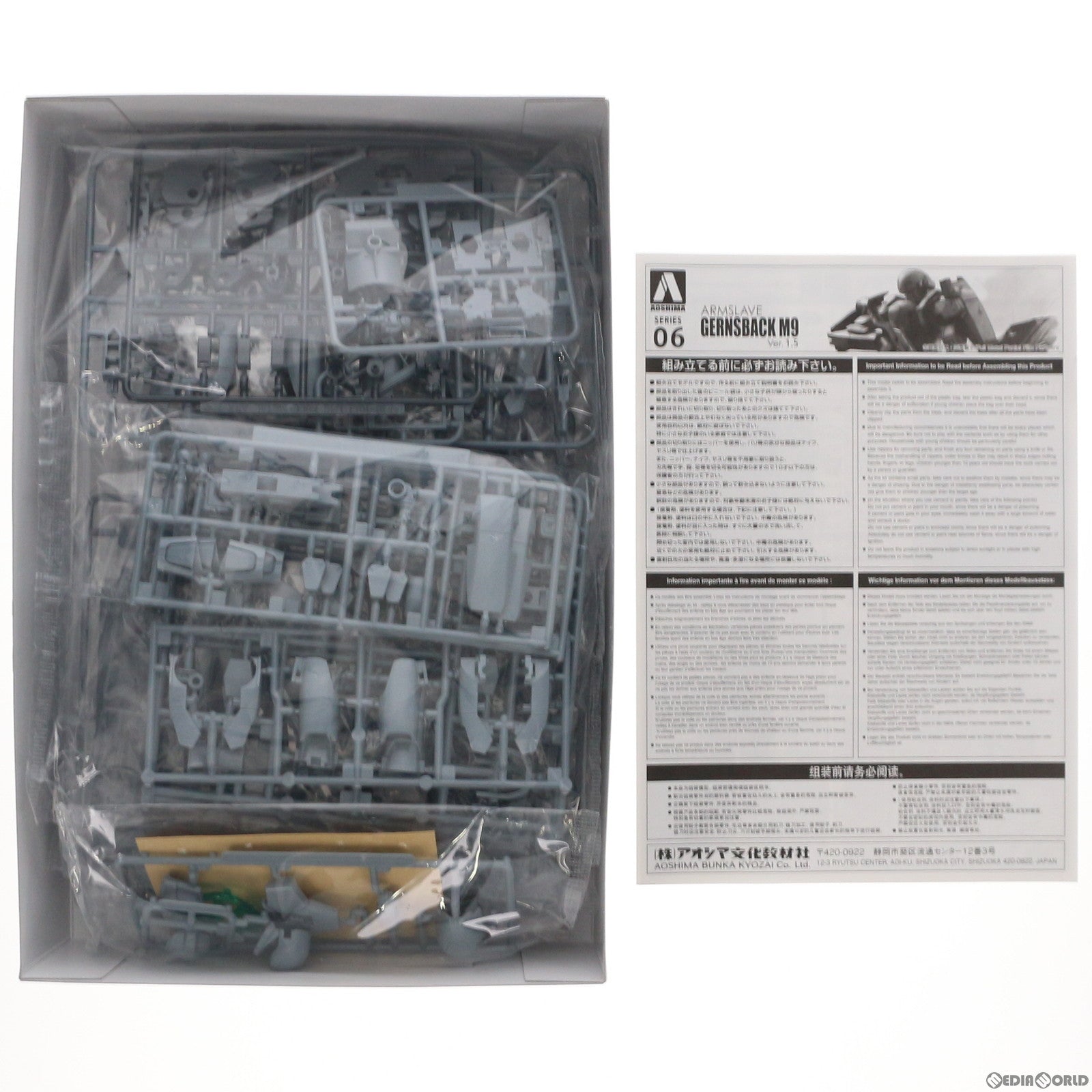 【中古即納】[PTM] フルメタル・パニックTSR No.6 1/48 アームスレイブ ガーンズバックM9 Ver.1.5 フルメタル・パニック! The Second Raid プラモデル(54109) アオシマ(20171026)